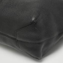 Pre Owned Coach Black Leather Bleecker Zip Tote