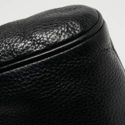Coach Black Leather Carrie Crossbody Bag