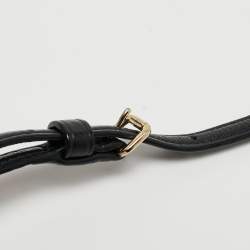 Coach Black Leather Carrie Crossbody Bag