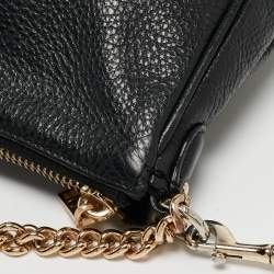 Coach Black Leather Carrie Crossbody Bag