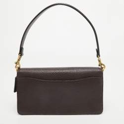 Pre Owned Coach Burgundy Leather Tabby 26 Shoulder Bag
