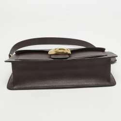 Pre Owned Coach Burgundy Leather Tabby 26 Shoulder Bag