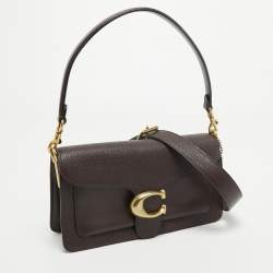 Pre Owned Coach Burgundy Leather Tabby 26 Shoulder Bag