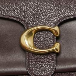 Pre Owned Coach Burgundy Leather Tabby 26 Shoulder Bag