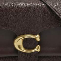 Pre Owned Coach Burgundy Leather Tabby 26 Shoulder Bag