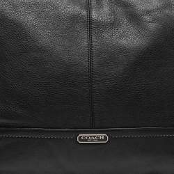 Coach Black Leather Park Hobo