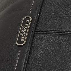 Coach Black Leather Park Hobo