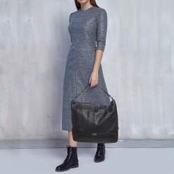 Coach Black Leather Park Hobo