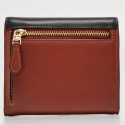 Coach Tricolor Signature Coated Canvas and Leather Small Wyn Wallet