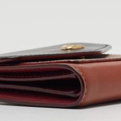 Coach Tricolor Signature Coated Canvas and Leather Small Wyn Wallet