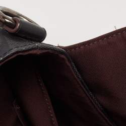 Coach Black Signature Coated Canvas and Leather Hamilton Briefcase Bag