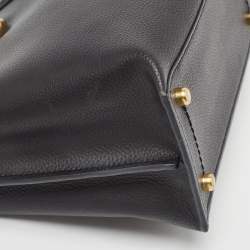 Pre Owned Coach Black Leather Willow 24 Tote