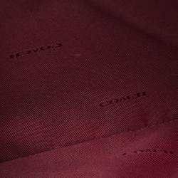 Pre Owned Coach Black Leather Willow 24 Tote