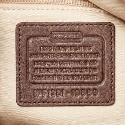 Pre Owned Coach Brown Leather Legacy Tassel Shoulder Bag