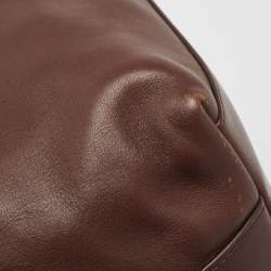 Pre Owned Coach Brown Leather Legacy Tassel Shoulder Bag