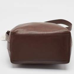 Pre Owned Coach Brown Leather Legacy Tassel Shoulder Bag