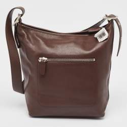Coach Brown Leather Legacy Tassel Shoulder Bag