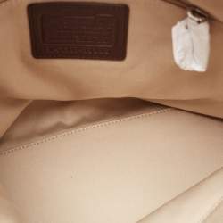 Pre Owned Coach Brown Leather Legacy Tassel Shoulder Bag