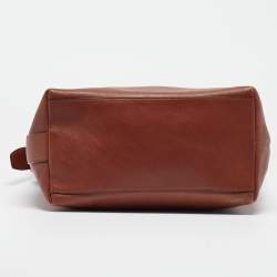 Coach Dark Brown Leather Legacy Tassel Crossbody Bag