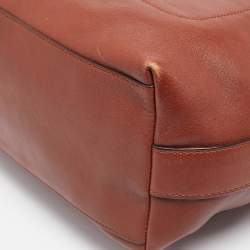 Coach Dark Brown Leather Legacy Tassel Crossbody Bag