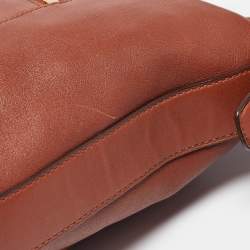 Coach Dark Brown Leather Legacy Tassel Crossbody Bag