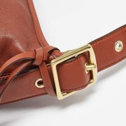 Coach Dark Brown Leather Legacy Tassel Crossbody Bag