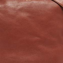 Coach Dark Brown Leather Legacy Tassel Crossbody Bag