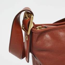 Coach Dark Brown Leather Legacy Tassel Crossbody Bag