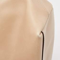 Pre Owned Coach Beige Leather Legacy Tassel Shoulder Bag