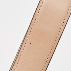 Pre Owned Coach Beige Leather Legacy Tassel Shoulder Bag