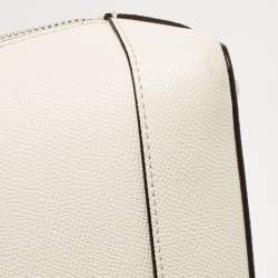 Pre Owned Coach Off White Leather Mini Sierra Satchel