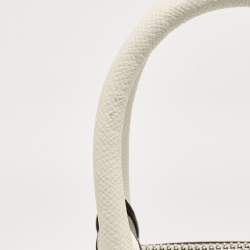 Pre Owned Coach Off White Leather Mini Sierra Satchel