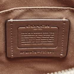 Pre Owned Coach Off White Leather Mini Sierra Satchel