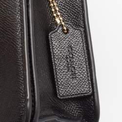 مملوكة مسبقًا حقيبة كروس كوتش ميني برين جلد أسود