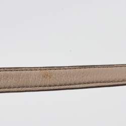 Coach Beige Signature Embossed Leather Bleecker Zip Tote
