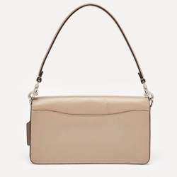 Coach Beige Signature Coated Canvas and Leather Tabby 26 Bag