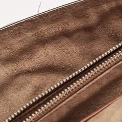 Coach Beige Signature Coated Canvas and Leather Tabby 26 Bag