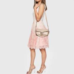Coach Beige Signature Coated Canvas and Leather Tabby 26 Bag