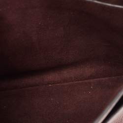 Coach Burgundy Leather Tabby Top Handle Bag
