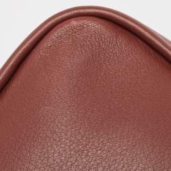 Pre Owned Coach Brown Leather Bleecker Penny Crossbody Bag