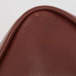 Pre Owned Coach Brown Leather Bleecker Penny Crossbody Bag