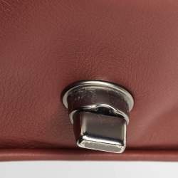 Pre Owned Coach Brown Leather Bleecker Penny Crossbody Bag