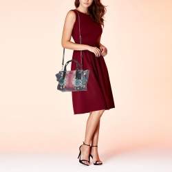 Coach Multicolor Python Embossed and Leather Crosby Carryall Tote