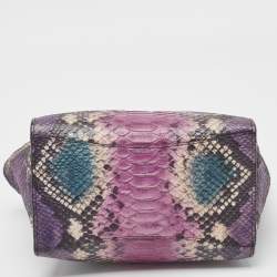 Coach Multicolor Python Embossed and Leather Crosby Carryall Tote