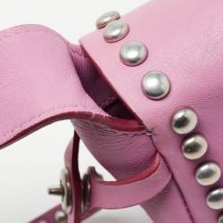 Coach Pink Leather Rivet Dakotah Crossbody Bag