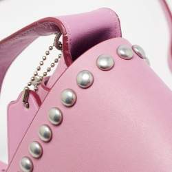 Coach Pink Leather Rivet Dakotah Crossbody Bag