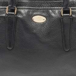 Coach Black Leather Morgan Tote
