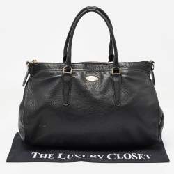 Coach Black Leather Morgan Tote