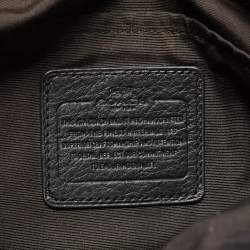 Coach Black Leather Morgan Tote