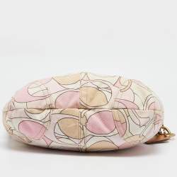 Coach Multicolor Signature Canvas Hobo